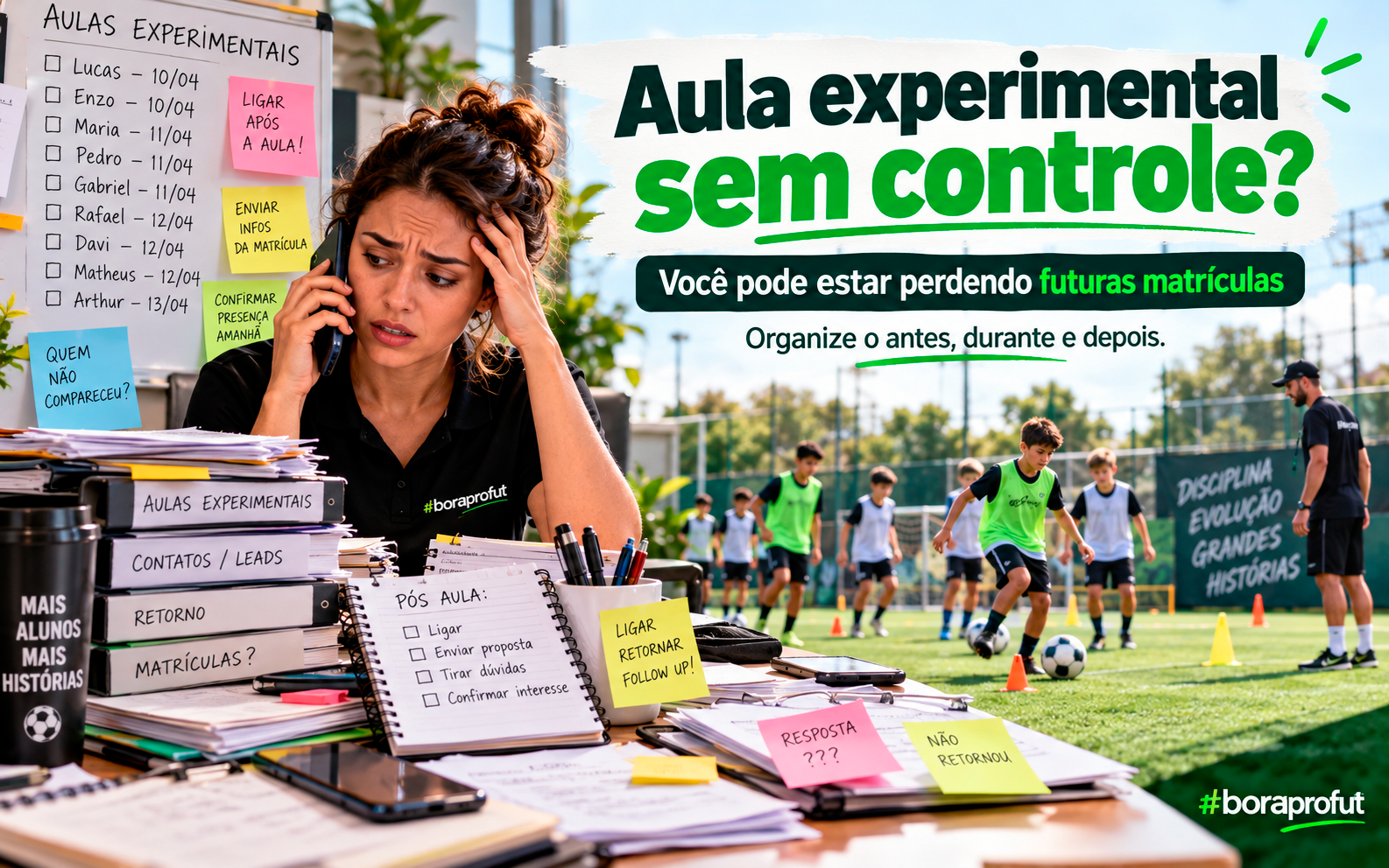 Aula experimental sem controle? Você pode estar perdendo futuras matrículas