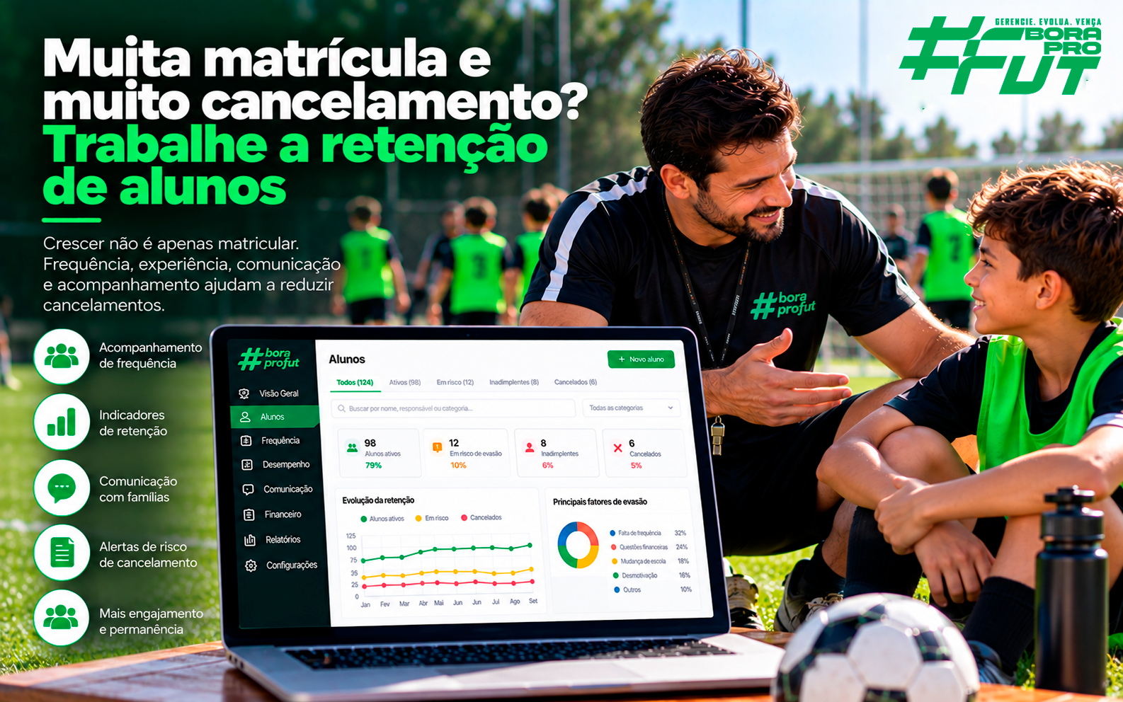 Muita matrícula e muito cancelamento? Trabalhe a retenção de alunos