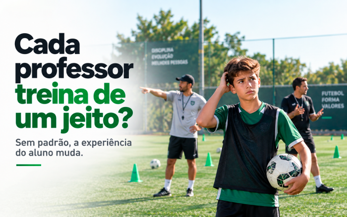 Cada professor treina de um jeito? Por que a metodologia precisa virar padrão na escolinha