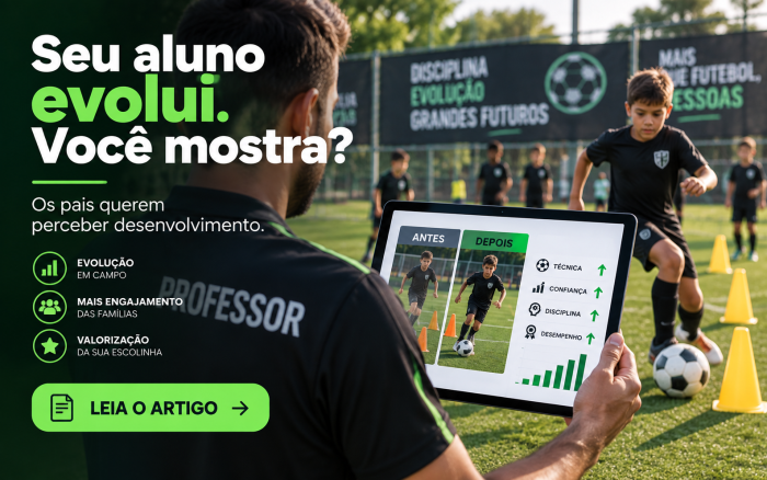 Seu aluno evolui. Você mostra?